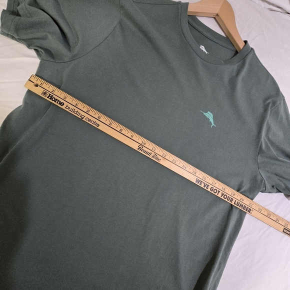 Tommy Bahama Men's Green Medium 💯 Cotton T-Shirt - Picture 6 of 9